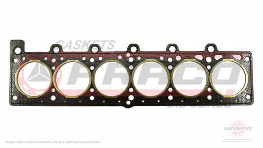 HGX-0860001-SB - EMPAQUE DE CABEZA PARA BMW 320 L6 2.0 L 12 V. SOHC M20 1977-1982