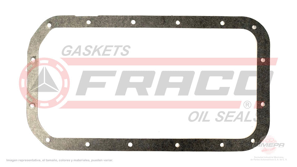 OSX-3640001 - EMPAQUE DE CARTER PARA DODGE ATOS L4 1.0 L 12 V. SOHC G4HC 2000-2004