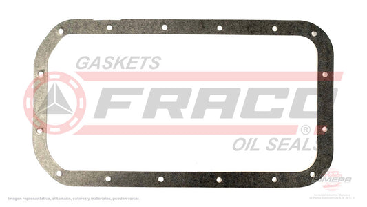OSX-3640001 - EMPAQUE DE CARTER PARA DODGE ATOS L4 1.0 L 12 V. SOHC G4HC 2000-2004
