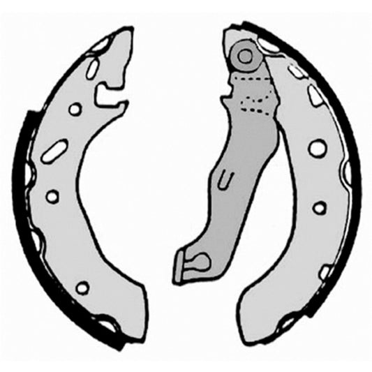 BRE-S24529 - ZAPATAS TRASERAS PARA FORD FIESTA BASE  1.3 4 1999-2000