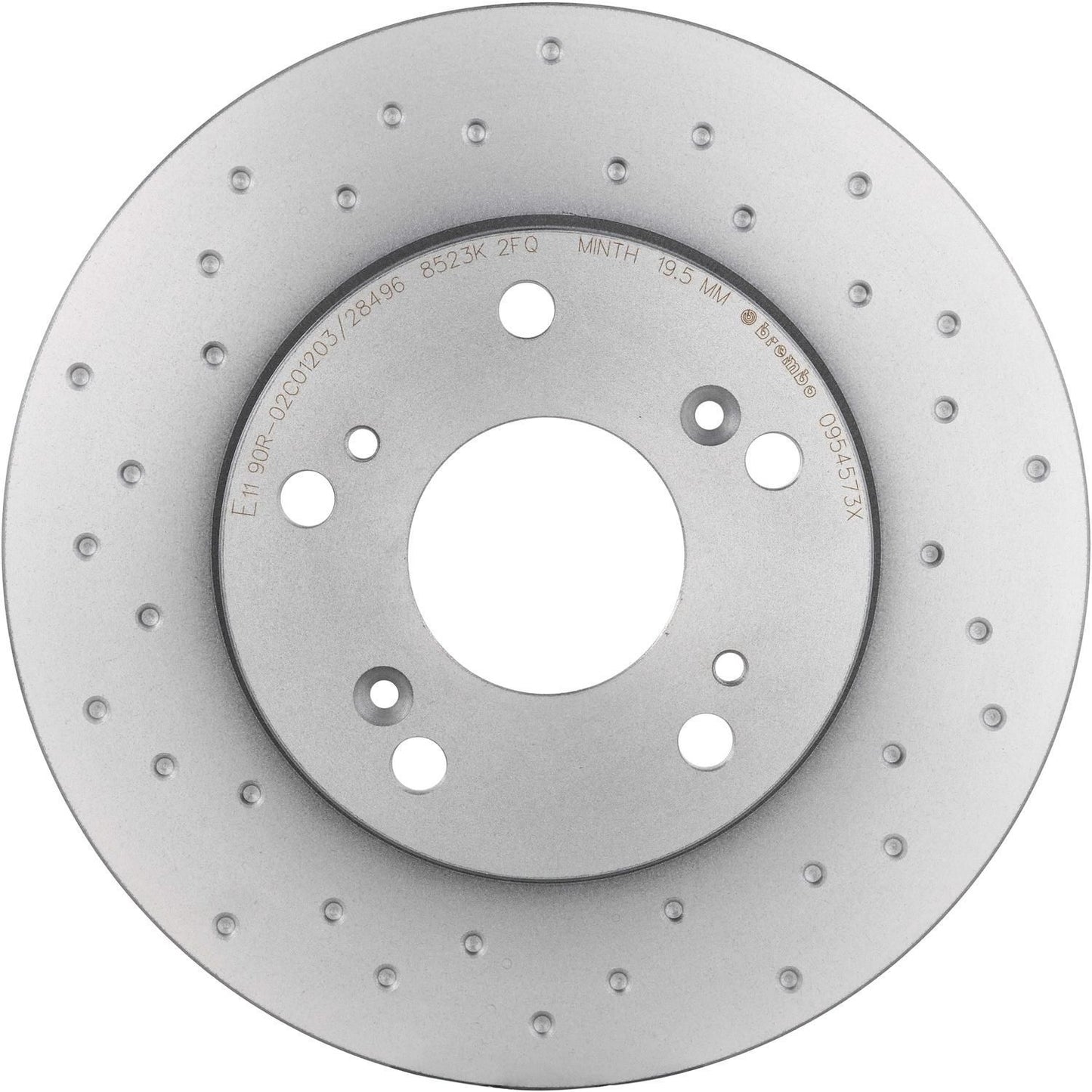BRE-09.5457.3X - PAR DE DISCOS DE FRENO DELANTEROS PARA HONDA CIVIC BASE 2011-2011