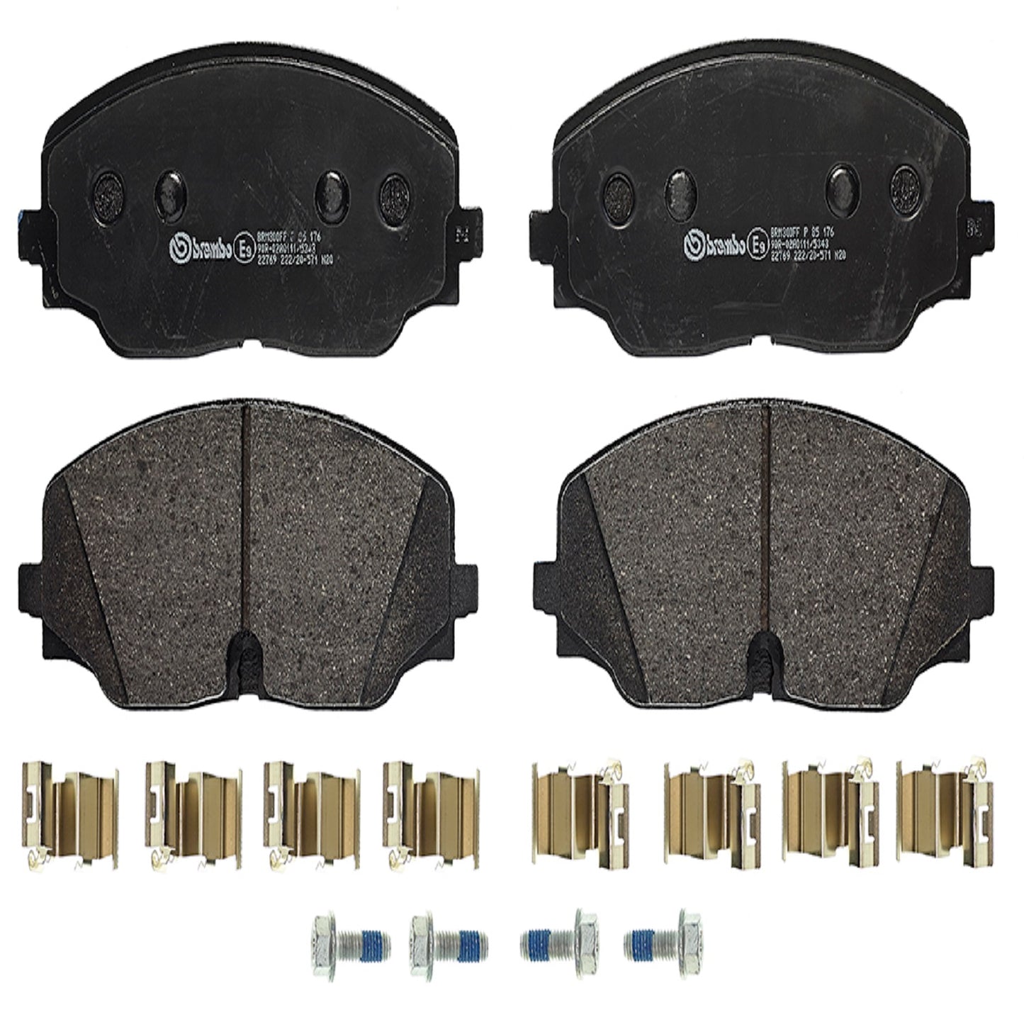 BRE-P85176 - BALATAS DELANTERAS PARA VOLKSWAGEN TERAMONT COMFORTLINE 2019-2022