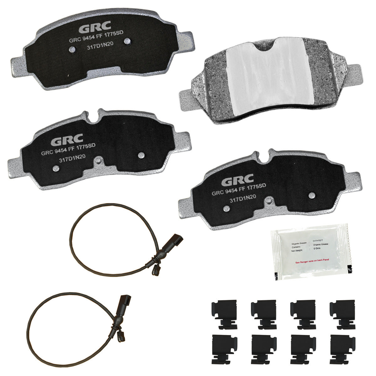GPRD1775SD - BALATAS SEMIMETALICAS TRASERAS PARA FORD TRANSIT 2016-2019