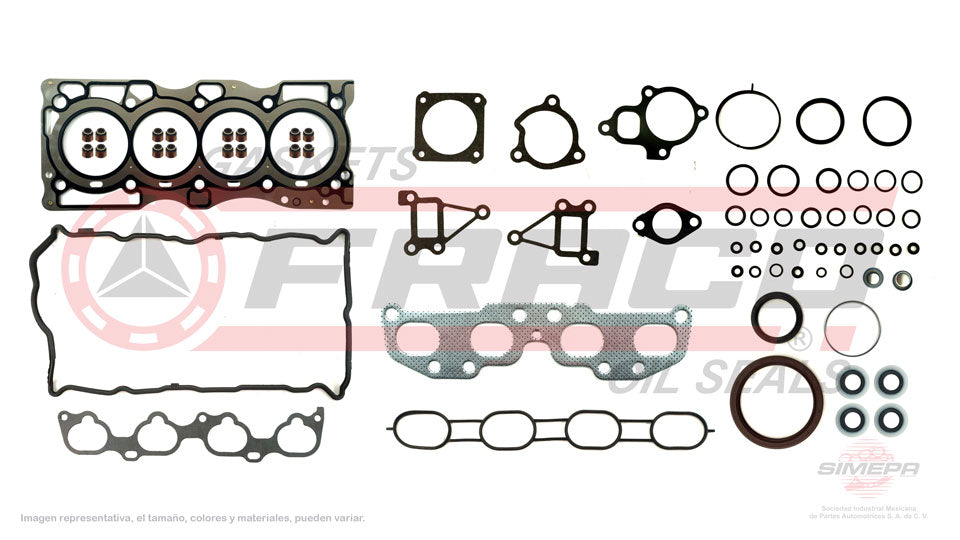 FSX-5840295 - JUEGO DE EMPAQUES PARA NISSAN ALTIMA L4 2.5 L 16 V. DOHC QR25DE 2007-2012