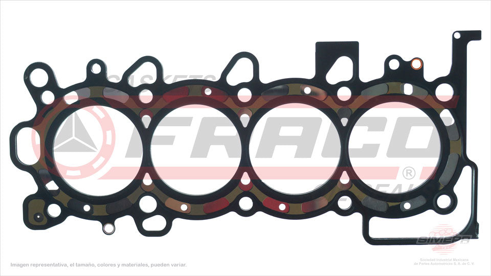 HGX-3540034-MLO - EMPAQUE DE CABEZA PARA HONDA FIT L4 1.3 L 8 V. SOHC L13A1 L13A3 2001-2004