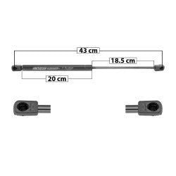 MANJ-51102 - AMORTIGUADOR 5TA PUERTA PARA CHEVROLET ASTRA 2004-2011 DERECHA/IZQUIERDA