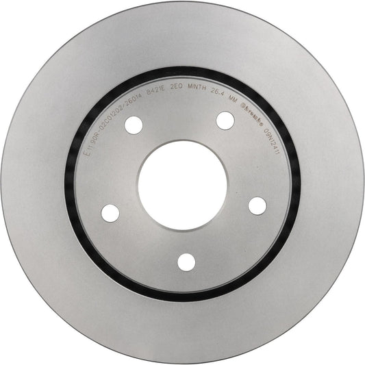 BRE-09.N124.11 - PAR DE DISCOS DE FRENO DELANTEROS PARA CHRYSLER TOWN & COUNTRY 30TH ANNIVERSARY EDITION 2014-2014