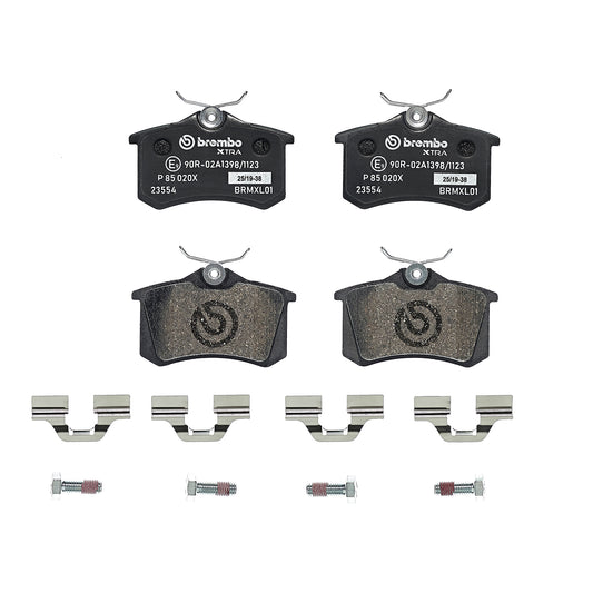 BRE-P85020X - BALATAS TRASERAS PARA AUDI A1 ACTIVE 2016-2016
