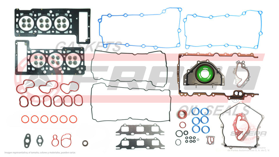FSX-1162008 - JUEGO DE EMPAQUES PARA CHRYSLER 300 V6 2.7 L 24 V. DOHC EER 2005-2010