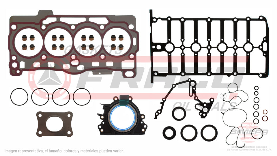 FSX-8640060 - JUEGO DE EMPAQUES PARA SEAT ARONA 1.6 L DOHC L4 16 V CWSA 2018-2020