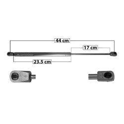 MANJ-60191 - AMORTIGUADOR COFRE PARA FORD F-350 1997-2003 DERECHA/IZQUIERDA