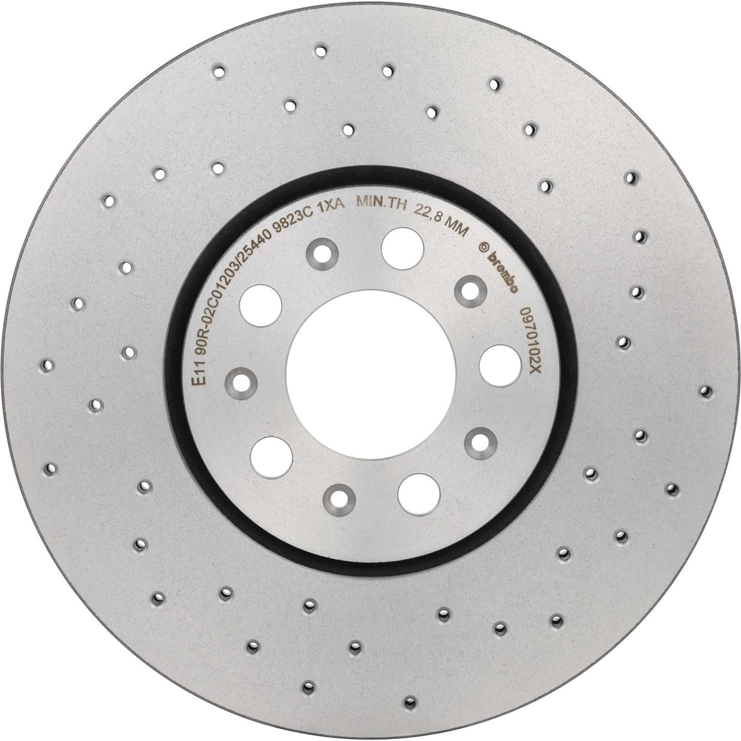 BRE-09.7010.2X - PAR DE DISCOS DE FRENO DELANTEROS PARA AUDI A1 ACTIVE 2016-2016