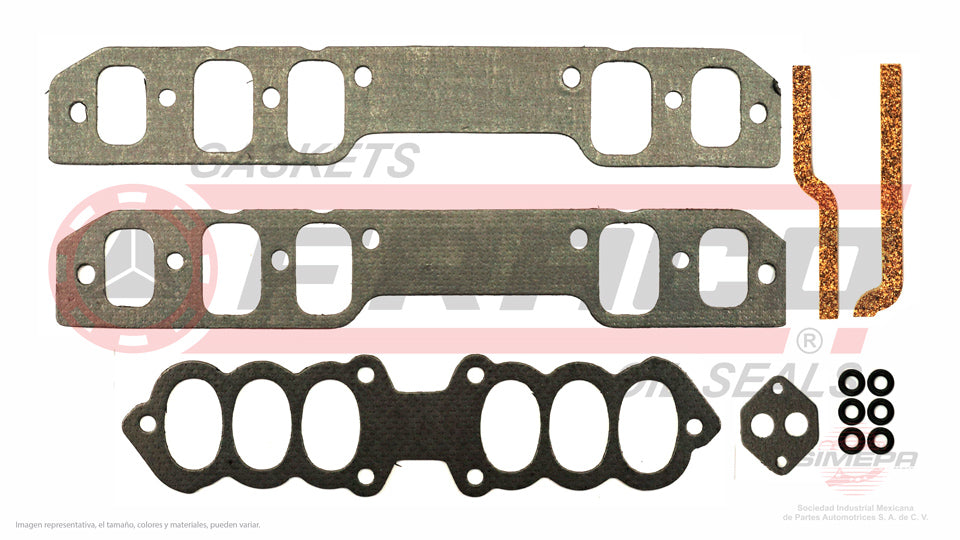 MIX-2662073 - EMPAQUE MULTIPLE DE ADMISION PARA FORD MUSTANG V6 3.8 L 12 V. OHV 1994-1995