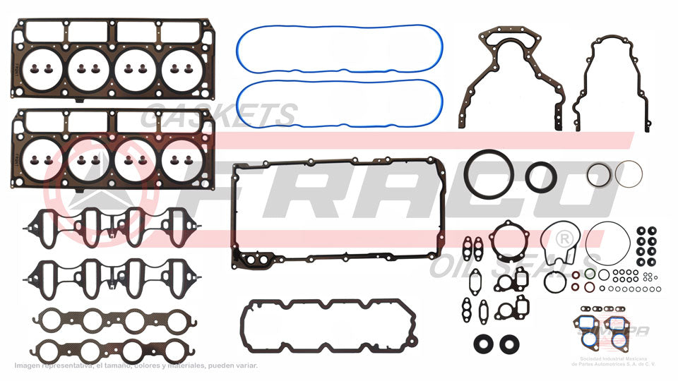 FSX-3082064 - JUEGO DE EMPAQUES PARA BUICK RAINER V8 5.3 L 16 V. OHV 2005-2007