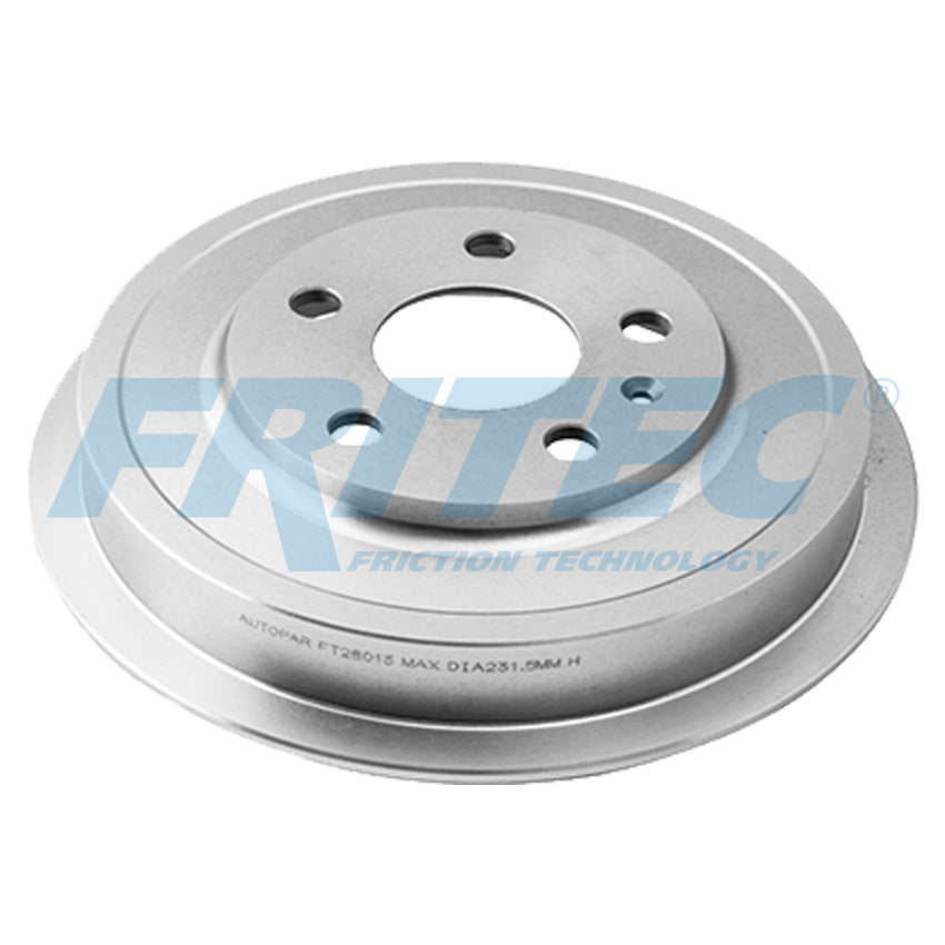 FT-28013 PAR TAMBORES DE FRENO TRASEROS VOLKSWAGEN JETTA COMFORTLINE 5 CIL 2.5L 2012-2012