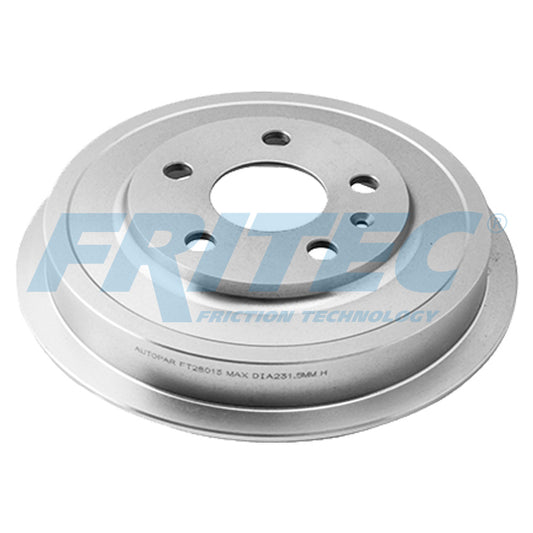 FT-28013 PAR TAMBORES DE FRENO TRASEROS VOLKSWAGEN JETTA COMFORTLINE 5 CIL 2.5L 2012-2012