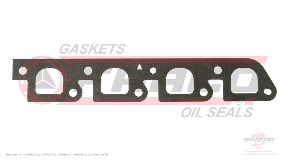 MEX-2640054 - EMPAQUE MULTIPLE DE ESCAPE PARA FORD ESCORT L4 1.9 L SOHC 8 V. SOHC 1986-1996