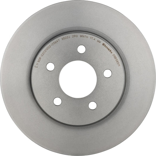 BRE-09.B585.11 - PAR DE DISCOS DE FRENO TRASEROS PARA FORD MUSTANG BASE 2005-2014