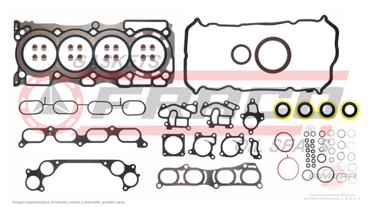 FSX-5840299 - JUEGO DE EMPAQUES PARA NISSAN NP300 L4 2.5 L 16 V. DOHC QR25 2016-2018