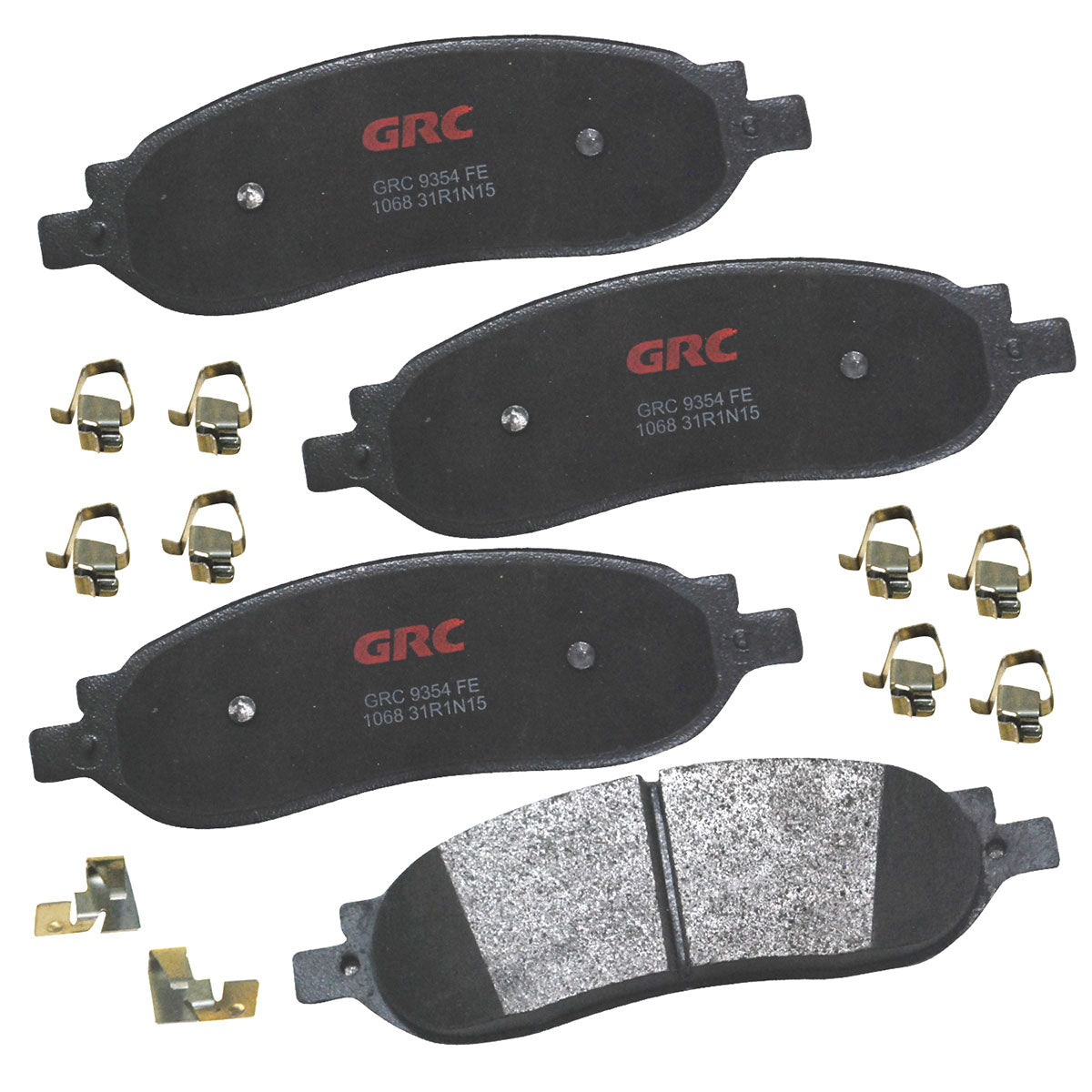 GMD1068 - BALATAS SEMIMETALICAS TRASERAS PARA FORD F-250 SUPER DUTY 2005-2007