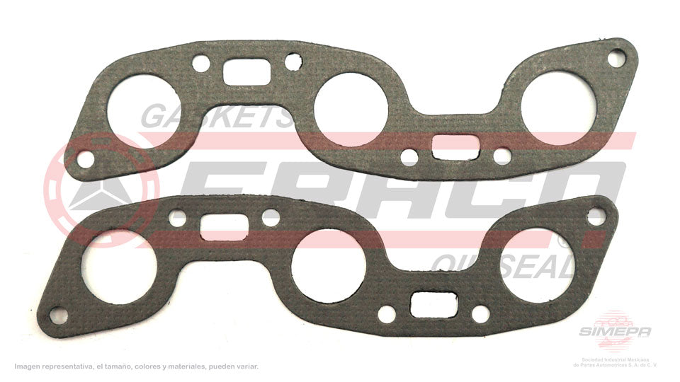 MEX-5862003 - EMPAQUE MULTIPLE DE ESCAPE PARA NISSAN D21 V6 3.0 L 12 V. SOHC VG30 E 1987-1994