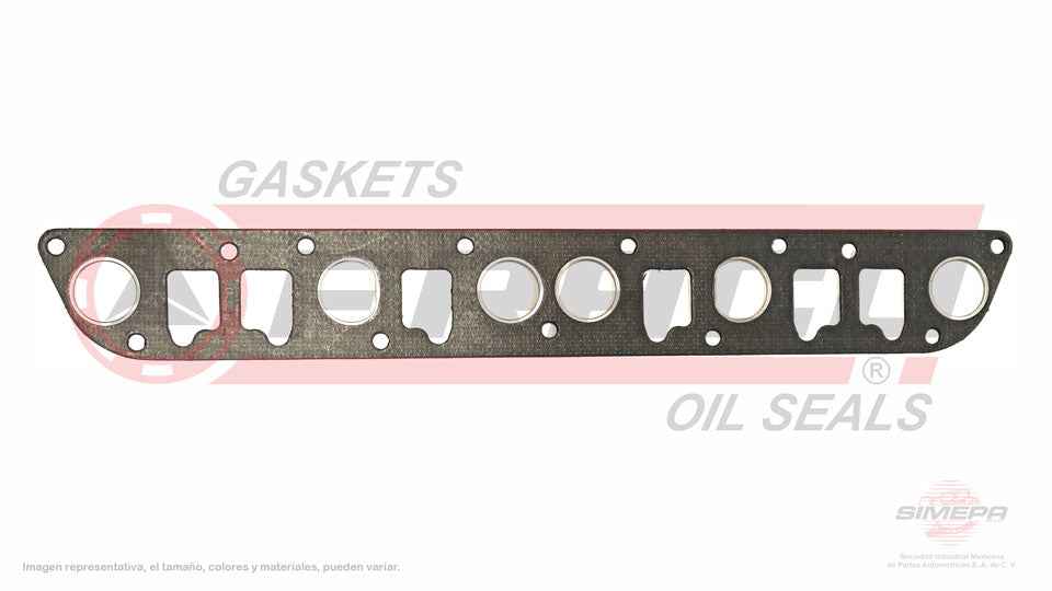 MSX-0260060 - EMPAQUE MULTIPLE DE ADMISION Y ESCAPE UNIDOS PARA JEEP CHEROKEE L6 4.0 L 12 V 242 CID 1987-1990