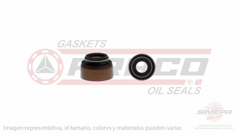 S-5201-V - (50 PIEZAS) SELLO DE VALVULA (RETEN) PARA CHEVROLET TRACKER L4 1.6 L 8 V. SOHC 1989-1991