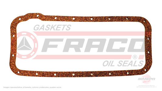 OSX-2682090 - EMPAQUE DE CARTER PARA FORD 300 V8 5.8 L 16 V. OHV 1963