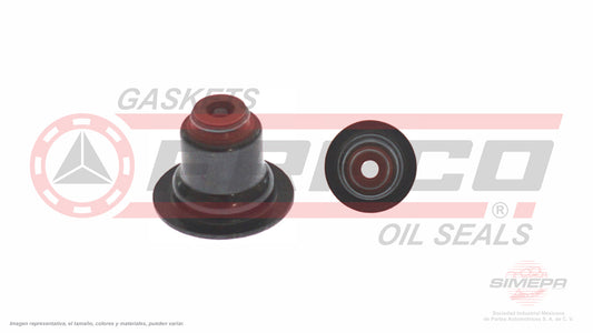 S-2468-V - (50 PIEZAS) SELLO DE VALVULA (RETEN) PARA FORD ECOSPORT L3 1.0 L TURBO 12 V. DOHC ECOBOOST M1JC 2018
