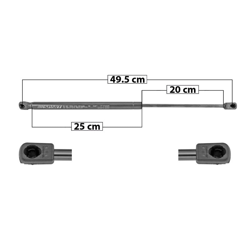 MANJ-51046 - AMORTIGUADOR 5TA PUERTA PARA MITSUBISHI OUTLANDER 2007-2013 DERECHO