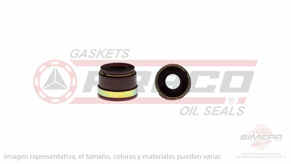 S-9505-V - (50 PIEZAS) SELLO DE VALVULA (RETEN) PARA AM GENERAL FJ8 L6 3.8 L 12 V 232 CID 1973-1974