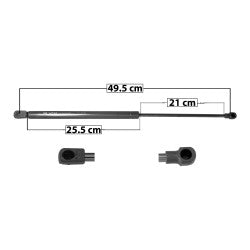 MANJ-33523 - AMORTIGUADOR COFRE PARA VOLKSWAGEN POLO 2003-2007
