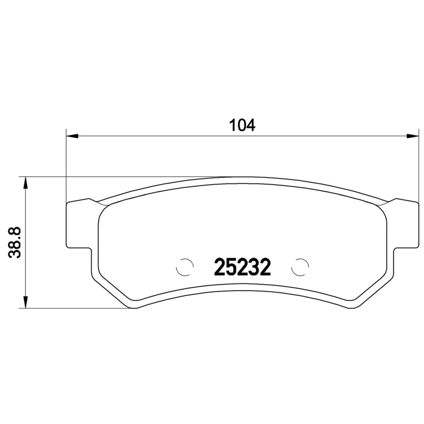 BRE-P10053 - BALATAS TRASERAS PARA CHEVROLET OPTRA BASE 2006-2010