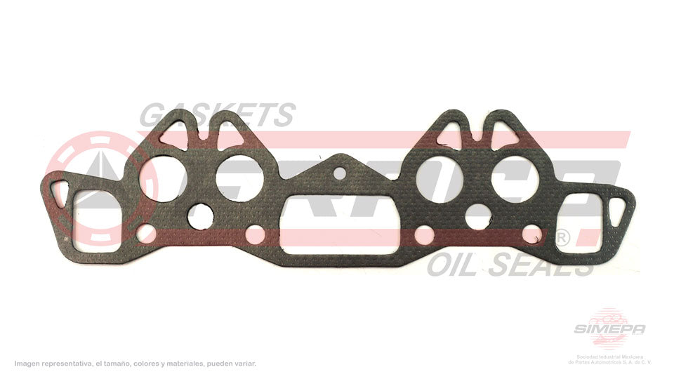 MSX-5840070 - EMPAQUE MULTIPLE DE ADMISION Y ESCAPE UNIDOS PARA NISSAN BLUEBIRD L4 1.3 L 8 V. SOHC L13 1968-1970
