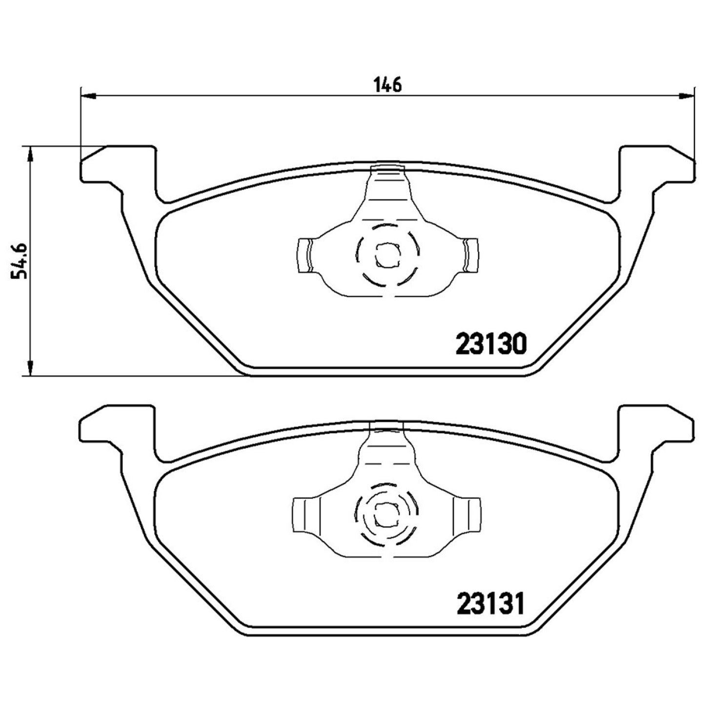 BRE-P85041 - BALATAS DELANTERAS PARA AUDI A1 ACTIVE 2016-2016