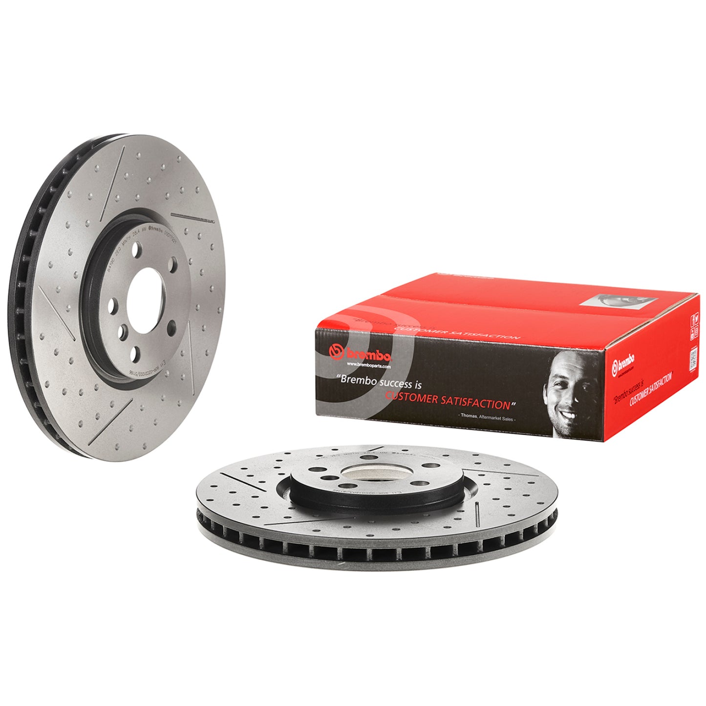 BRE-09.D179.21 - PAR DE DISCOS DE FRENO DELANTEROS PARA MINI COOPER ALL BLACK 2013-2013