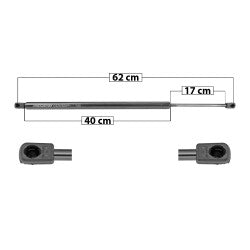 MANJ-51166 - AMORTIGUADOR 5TA PUERTA PARA FORD BRONCO 2021-2025 DERECHA/IZQUIERDA TRASERO
