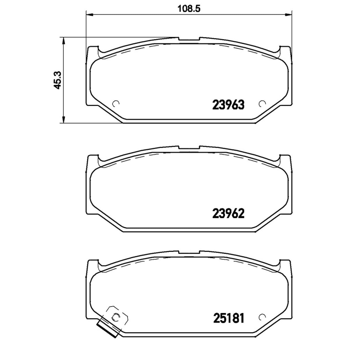 BRE-P79023 - BALATAS DELANTERAS PARA SUZUKI CIAZ GLS 2016-2018