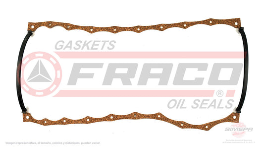 OSX-2682100 - EMPAQUE DE CARTER PARA FORD BRONCO V8 5.8 L CLEVELAND 16 V. OHV 1978-1982