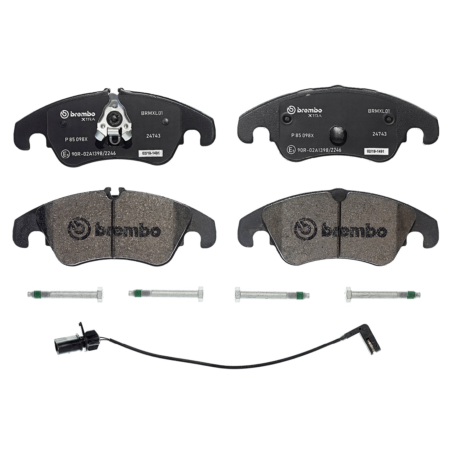 BRE-P85098X - BALATAS DELANTERAS PARA AUDI A4 BASE 2011-2014