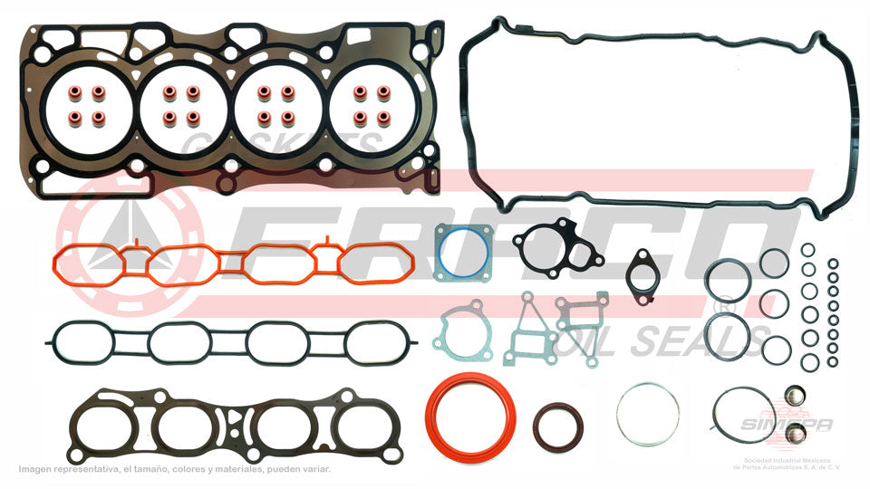 FSX-5840297 - JUEGO DE EMPAQUES PARA NISSAN ALTIMA L4 2.5 L 16 V. DOHC QR25DE 2013-2018