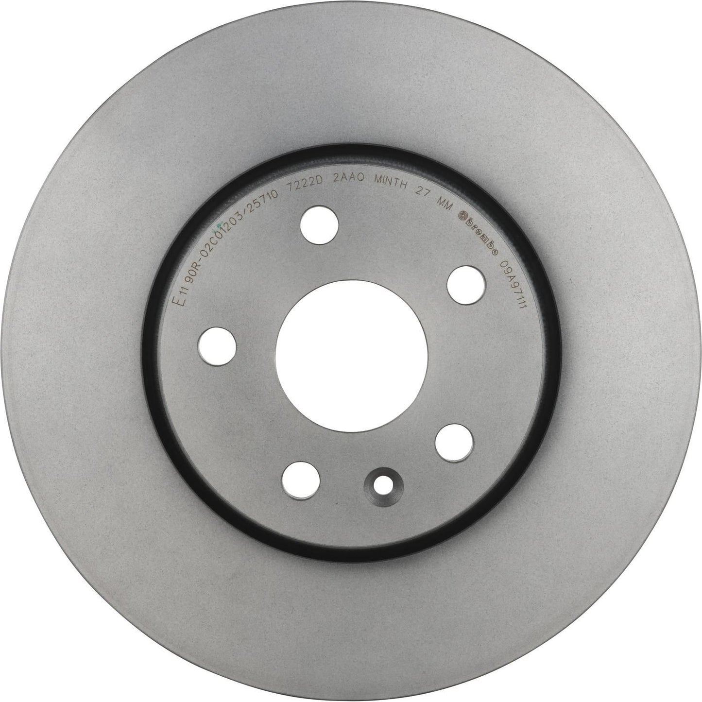 BRE-09.A971.11 - PAR DE DISCOS DE FRENO DELANTEROS PARA CHEVROLET CAMARO 1LT 2011-2012
