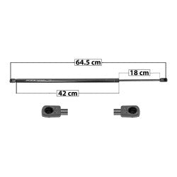 MANJ-50815 - AMORTIGUADOR COFRE PARA CHEVROLET AVALANCHE 2007-2014 DERECHO