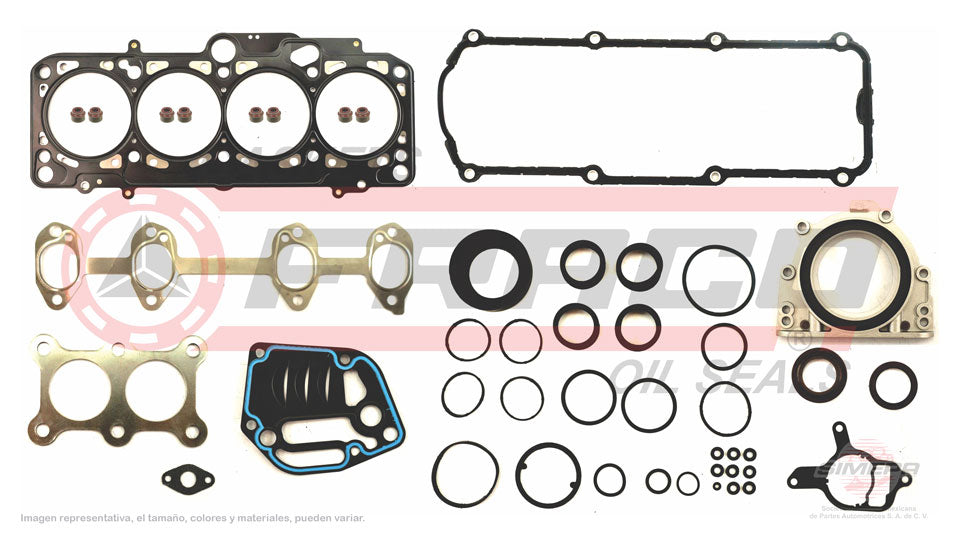 FSX-8640085 - JUEGO DE EMPAQUES PARA SEAT CORDOBA L4 1.6 L 8 V. SOHC AEH APF 2000-2002