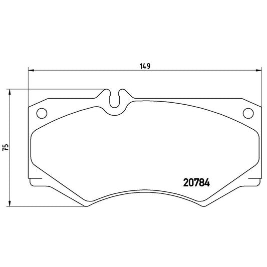BRE-P50003 - BALATAS DELANTERAS PARA MERCEDES-BENZ G500 BASE 1999-2015