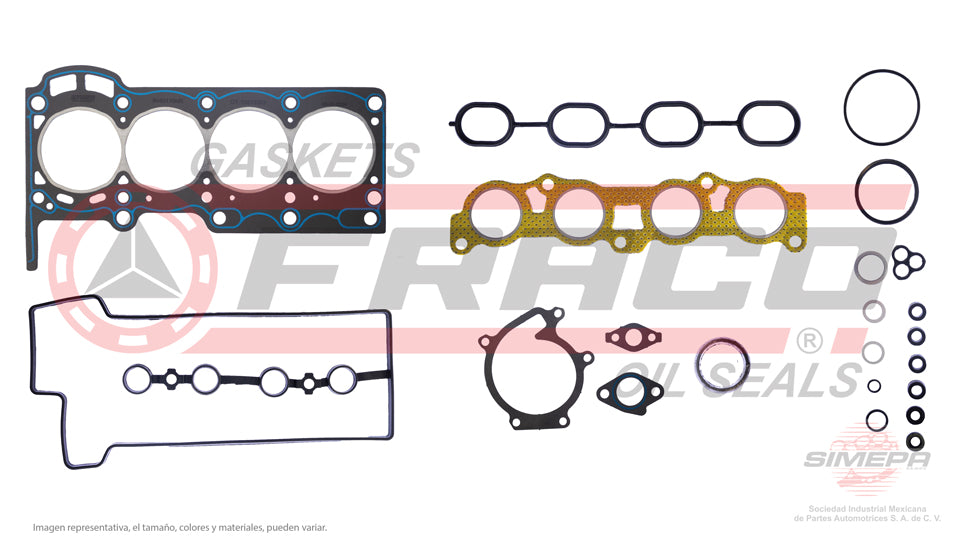 FSX-8040116NR - JUEGO DE EMPAQUES PARA TOYOTA AVANZA 1.5 L L4 16 V. DOHC 3SZVE 2007-2017