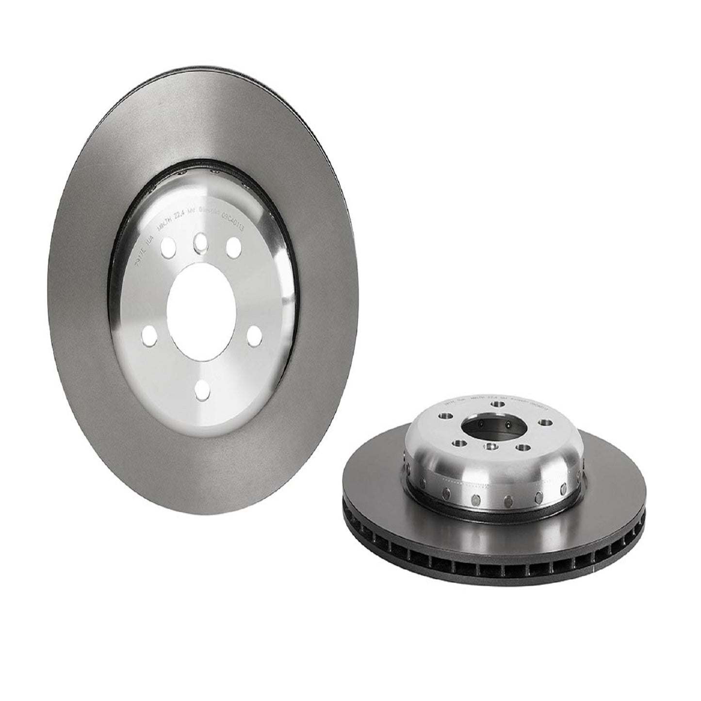 BRE-09.C401.13 - PAR DE DISCOS DE FRENO TRASEROS PARA BMW 328I BASE 2012-2013