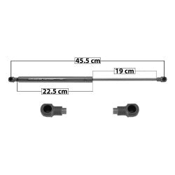 MANJ-50891 - AMORTIGUADOR COFRE PARA SEAT ALHAMBRA 1996-2009 DERECHA/IZQUIERDA