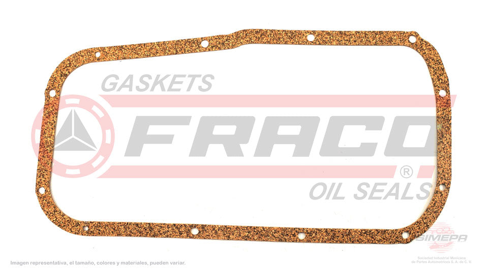 OSX-5840305 - EMPAQUE DE CARTER PARA NISSAN 240SX L4 2.4 L 16 V. DOHC KA24DE 1995-1998