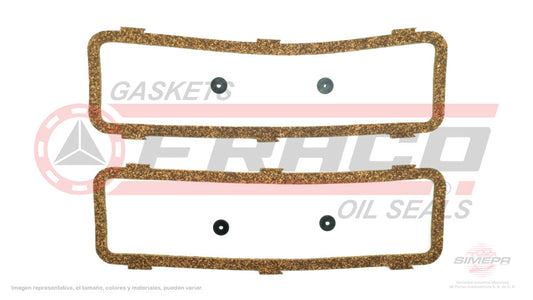 VSX-3040001 - EMPAQUE DE TAPA PUNTERIAS PARA CHEVROLET CHEVETTE L4 1.4 L 8 V. SOHC 1976-1977